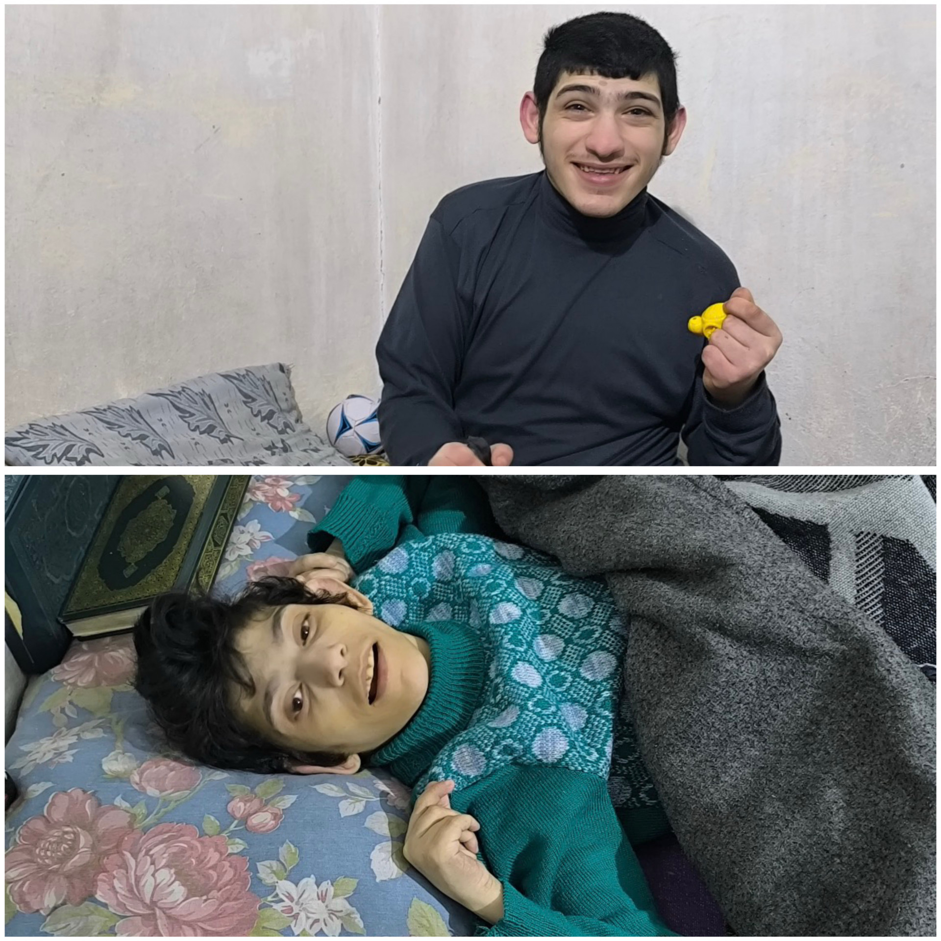 Two Children Living with Muscular Atrophy.