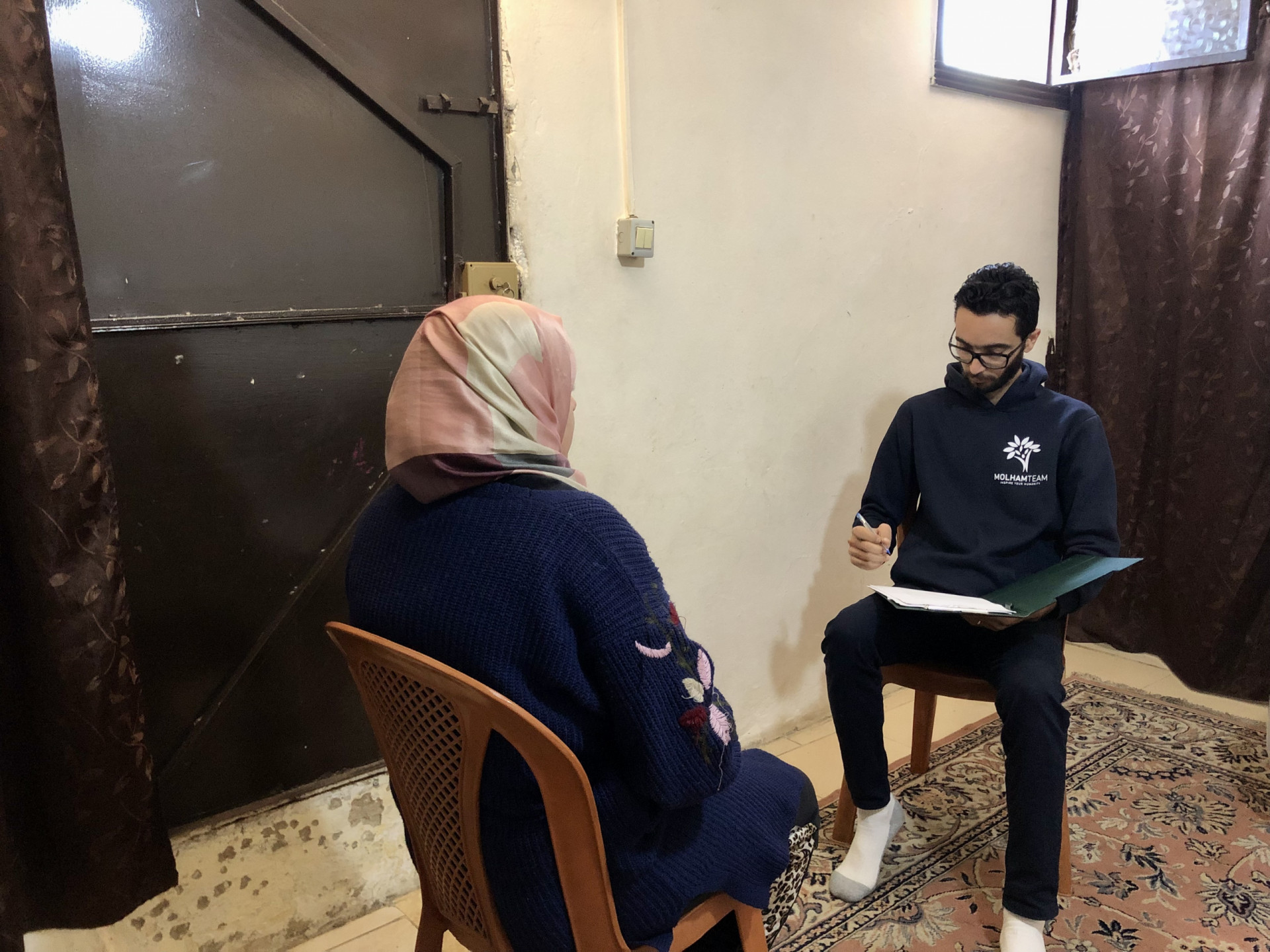 Bayan's family suffers from poverty and grief.