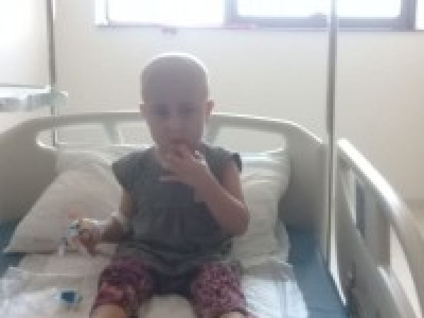 Fatima, a child suffering from cancer