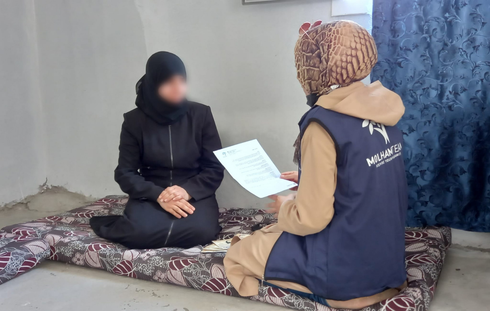 A family has no sponsor and needs help
