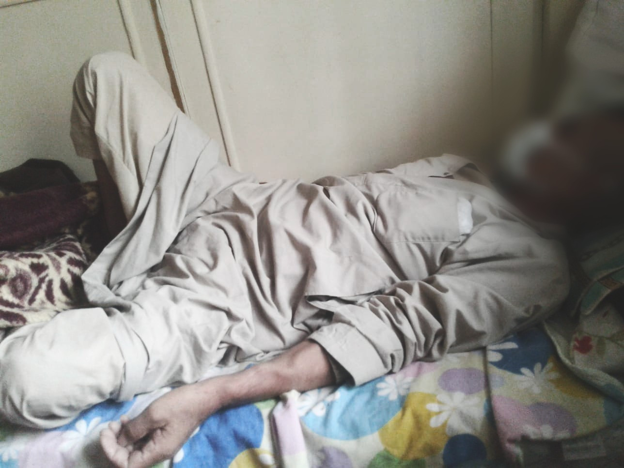 A man with leukaemia