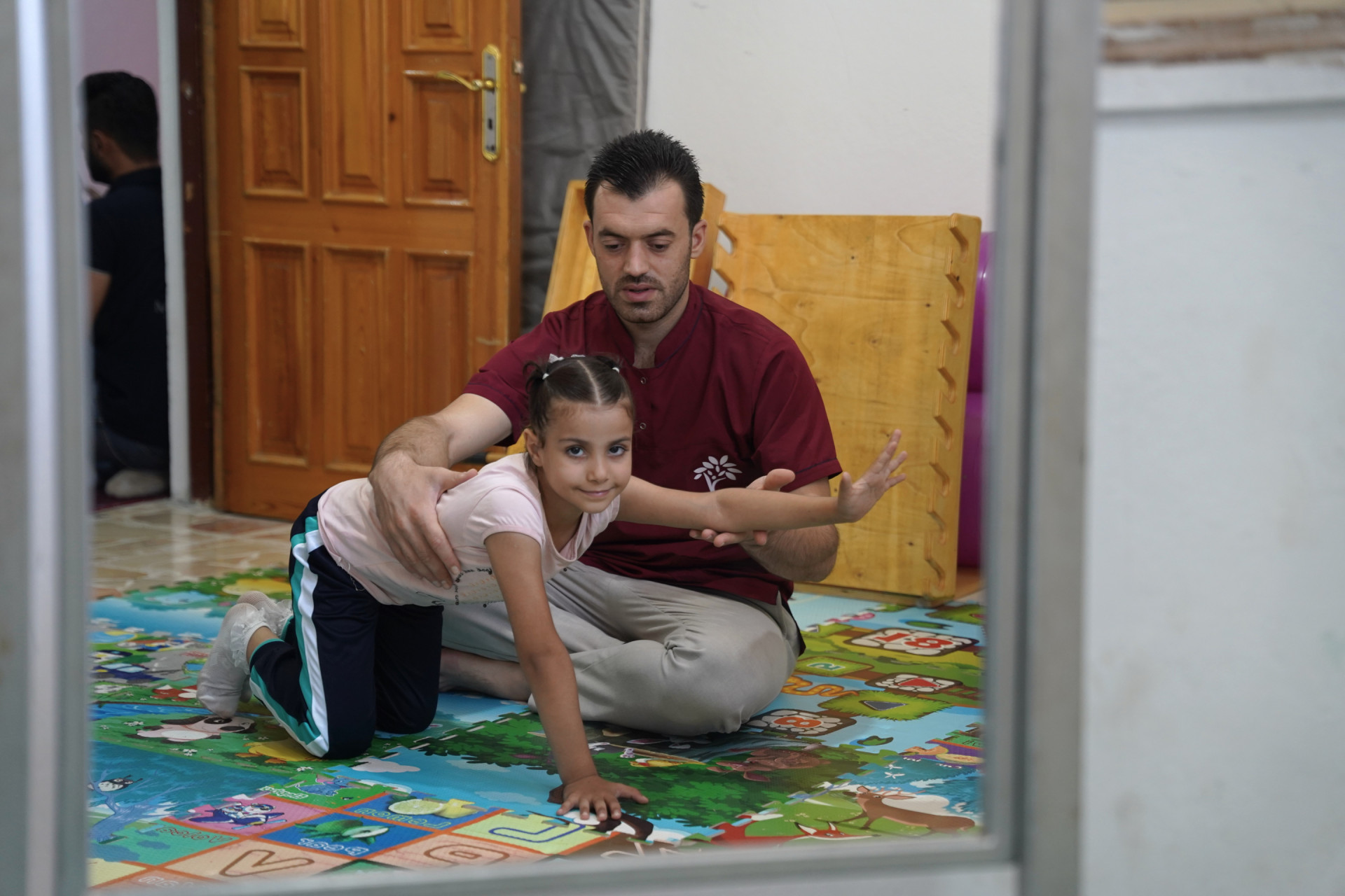 Habiba, a young girl with scoliosis, needs your support.