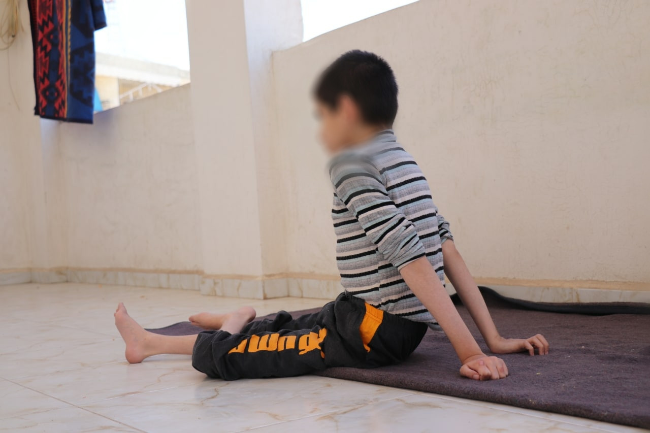 Rouayda's family live within tough living conditions