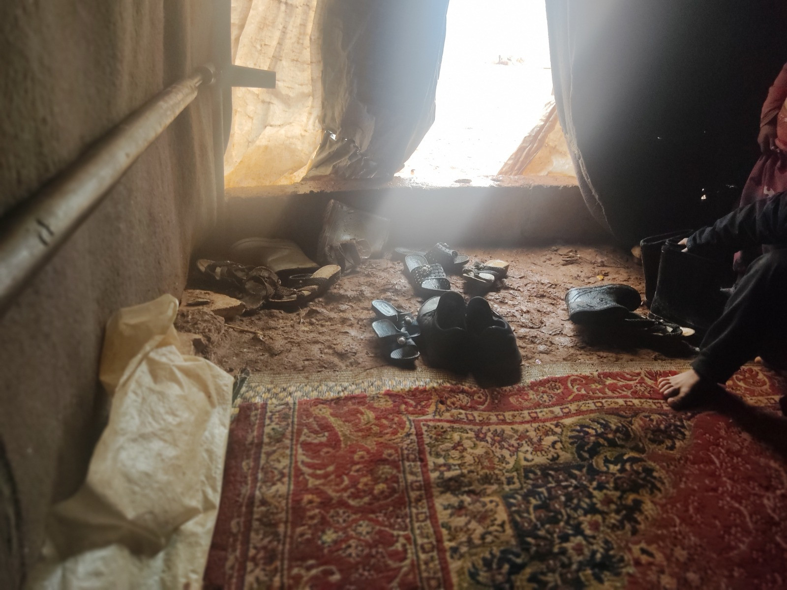 A family lives in dire conditions
