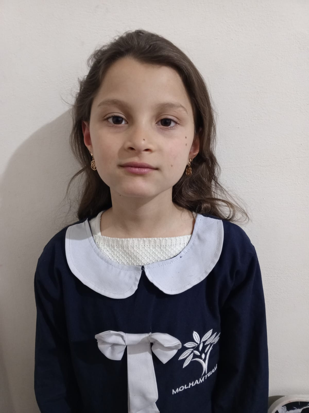 Tabarak, an orphaned child in Gaza School