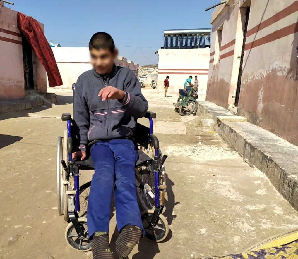 Mustafa is disabled, unable to secure his children needs.