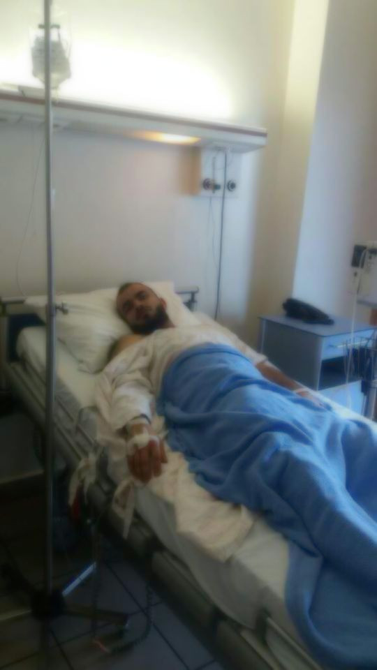 A young boy needs treatment