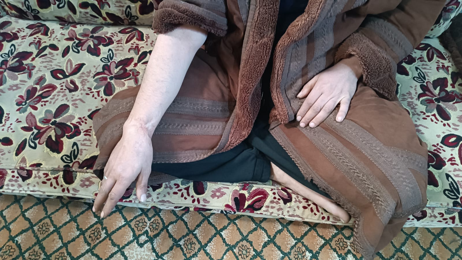 Ahmed, a husband and father, struggles under the weight of war and its pains.