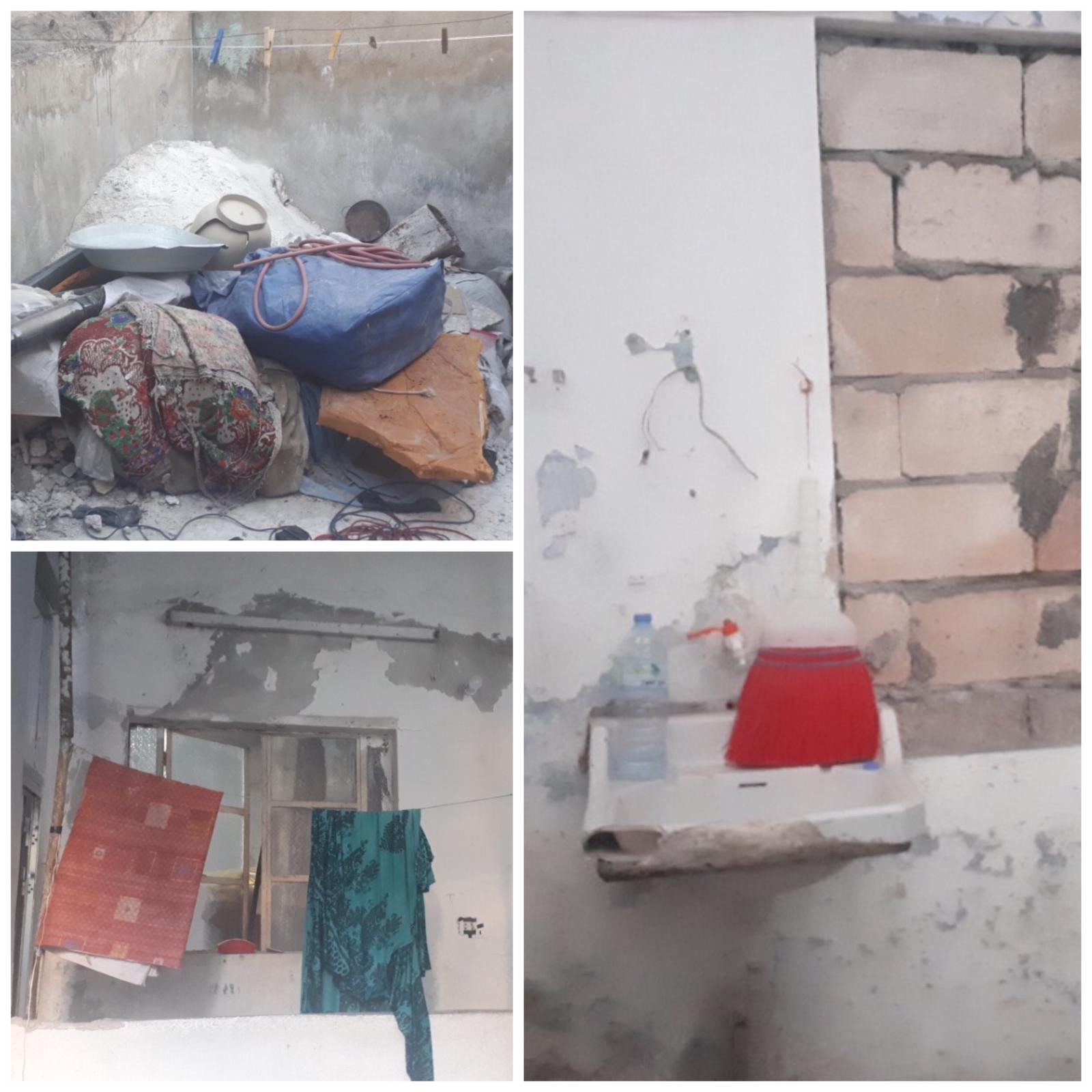 A displaced family in need of financial support