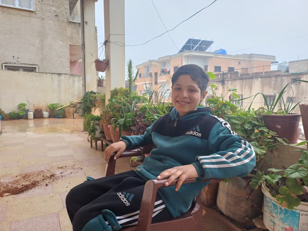 Laith ist ein Halbwaisenkind aus Idlib