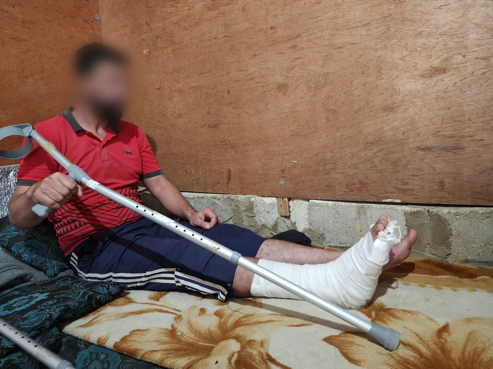 With all the bitter circumstances they live in, his injury has increased their suffering.