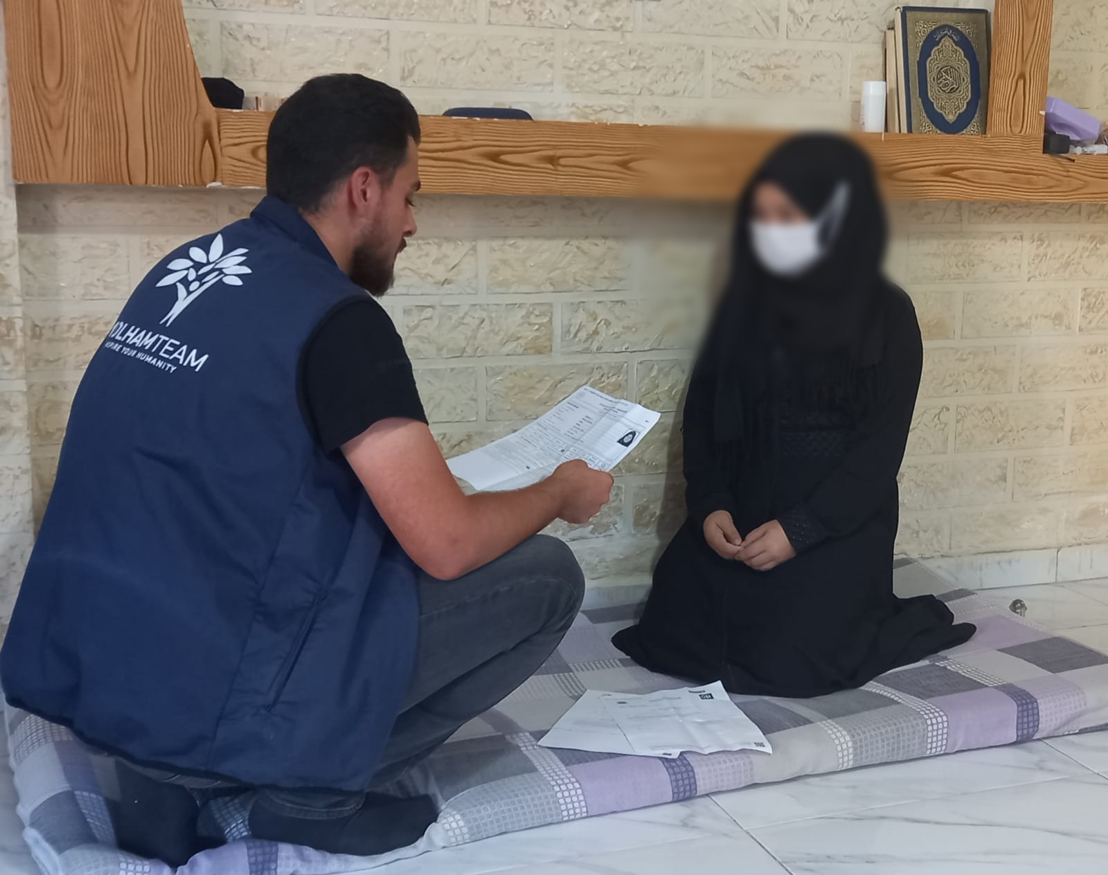 Salma has thalassemia and needs a constant blood transfusion