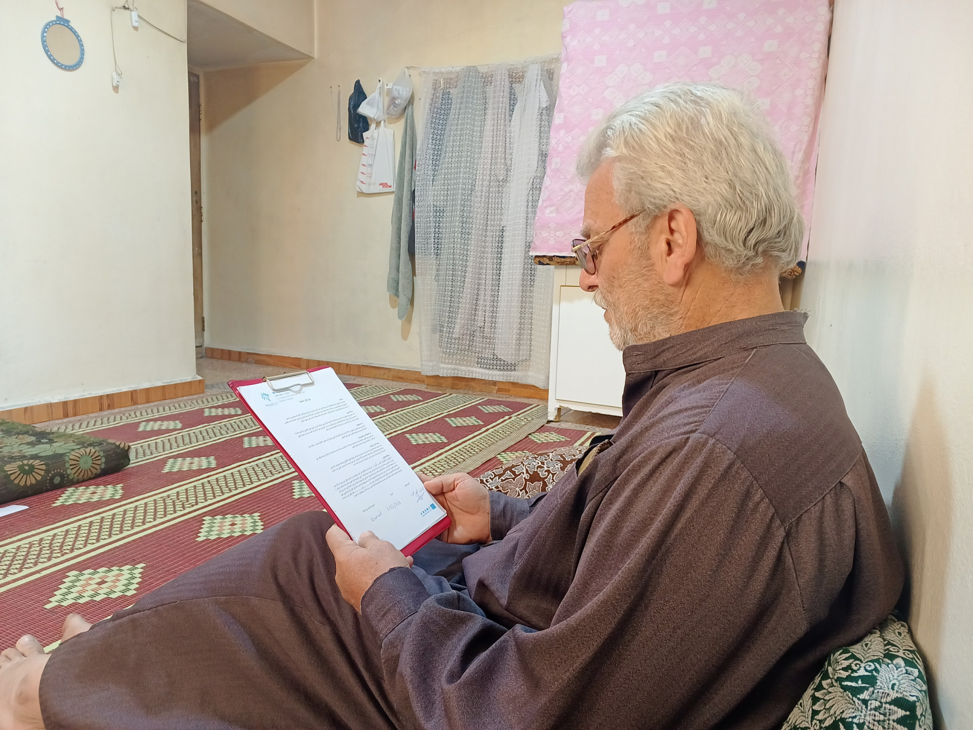 Arafat is visually impaired, and he needs your support.