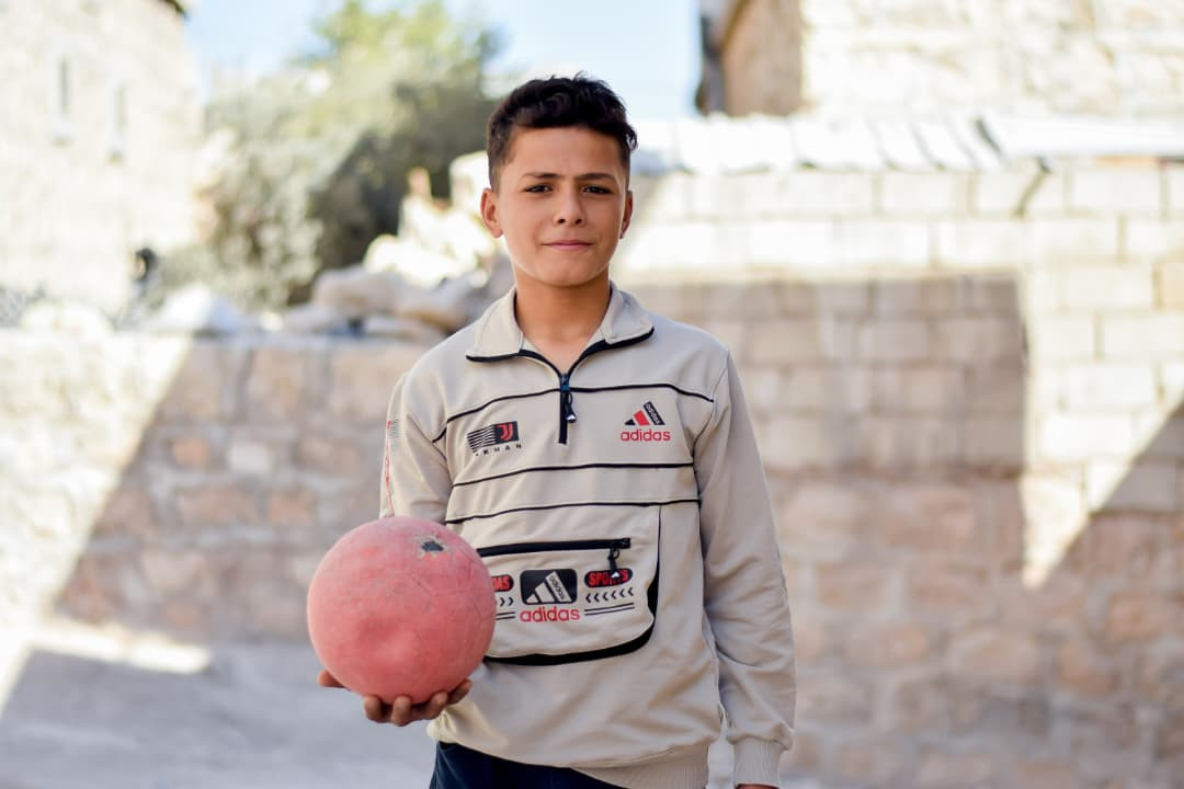 Nedal, an orphan from Aleppo