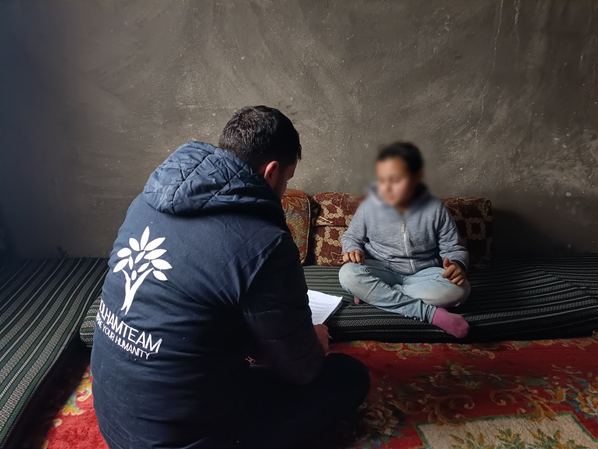 Reem is an orphan and lost her eyesight due to an accident