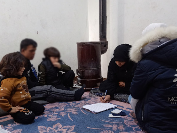 Bilal, an orphan from Idlib.