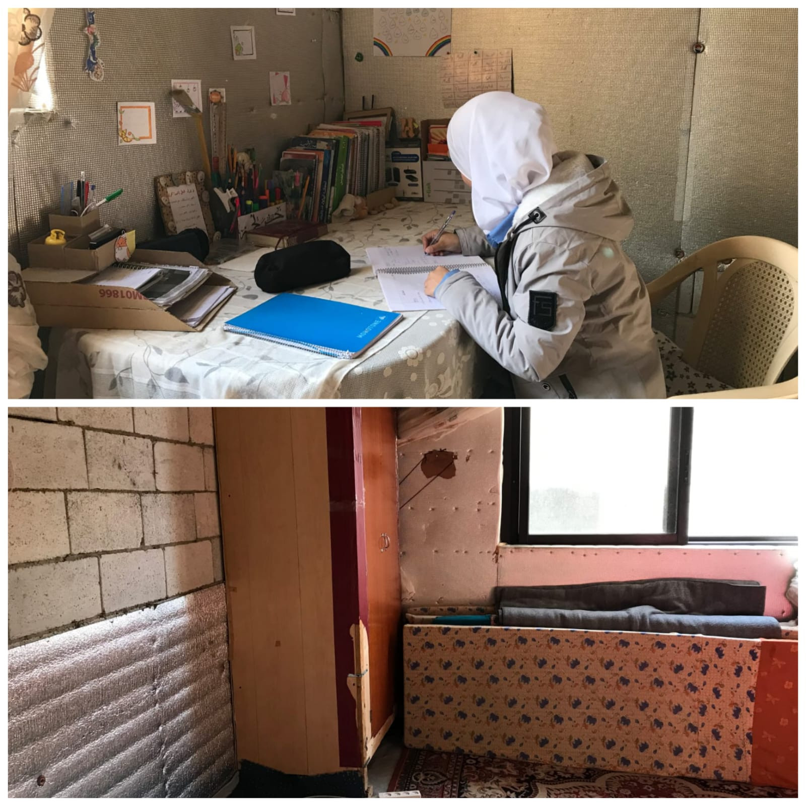 سيدة أرملة تعيش مع أطفالها الصغار بحاجة إلى مصاريف معيشية.