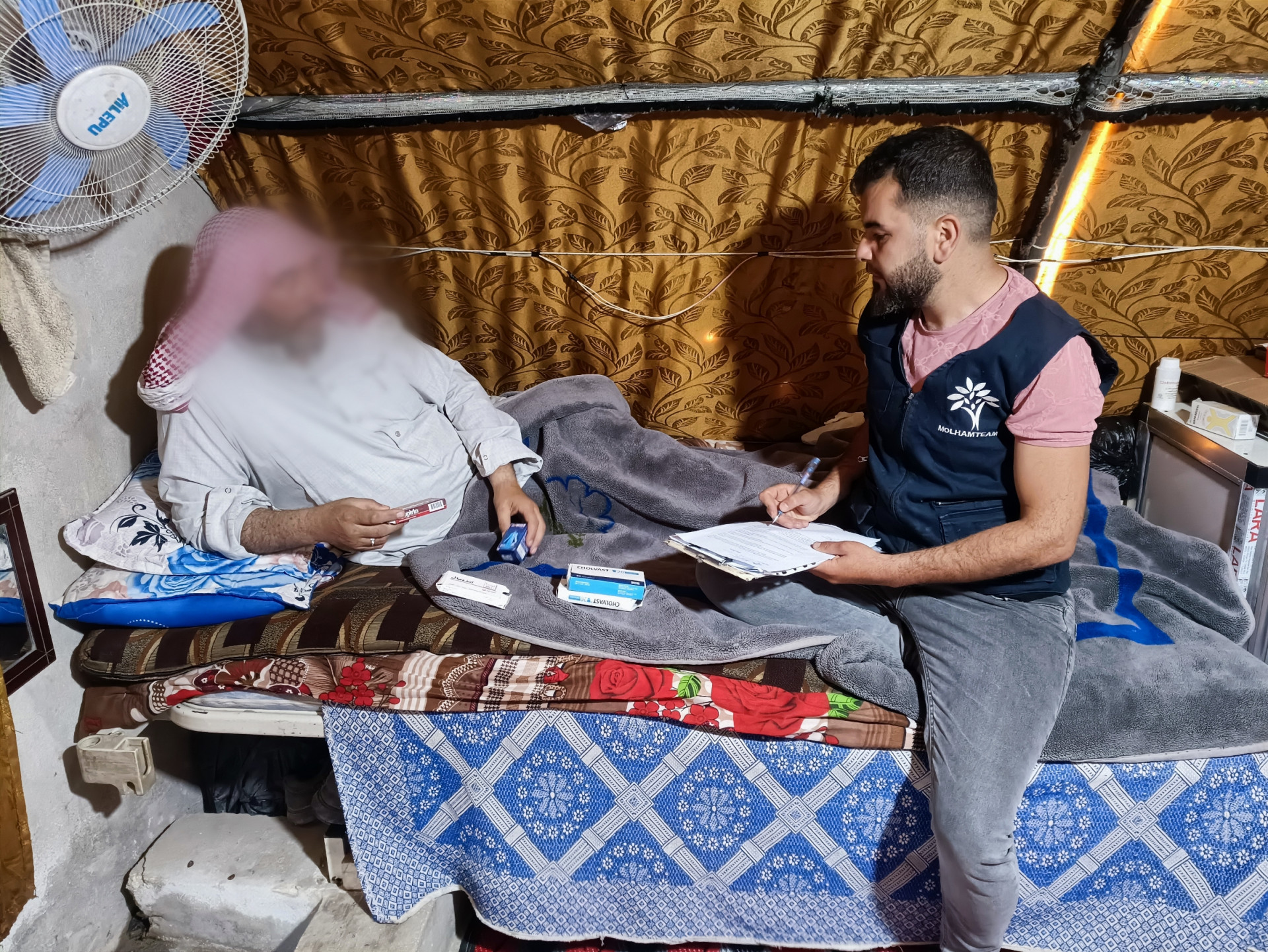 Aboud Suffers from Angina and Needs Help