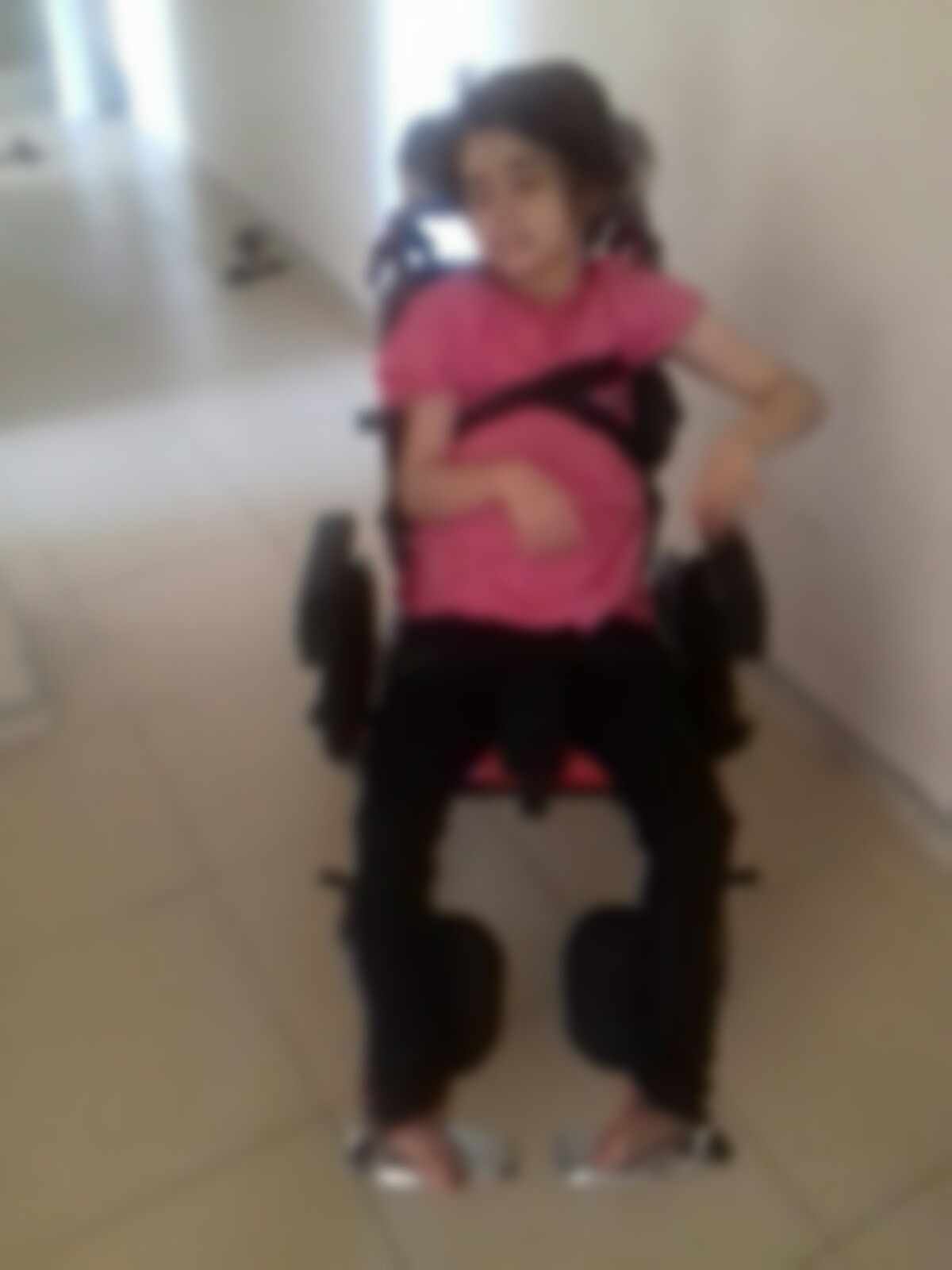 A child needing treatment expenses