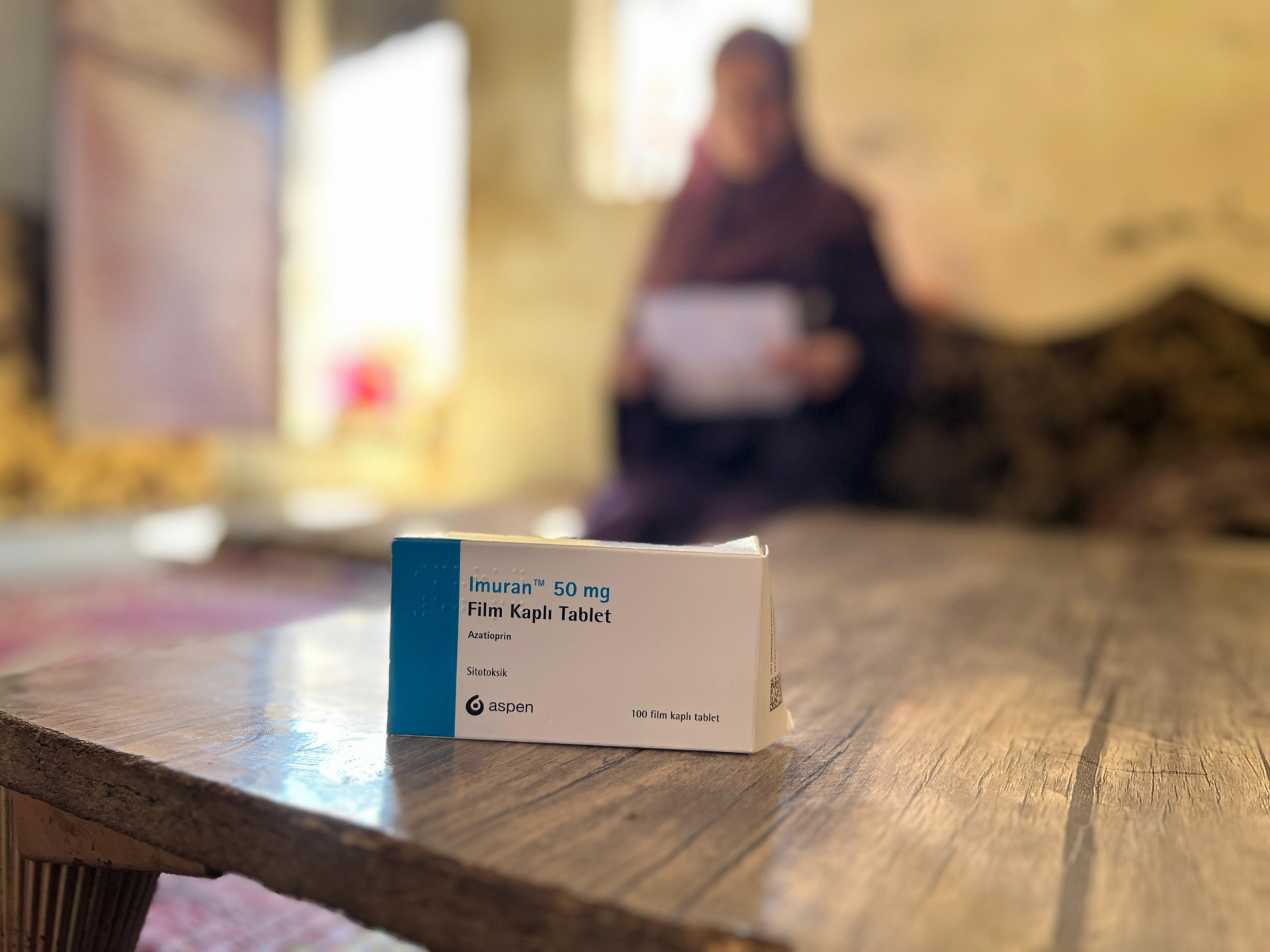 حالة طبية مزمنة لمريضة داء كرون
