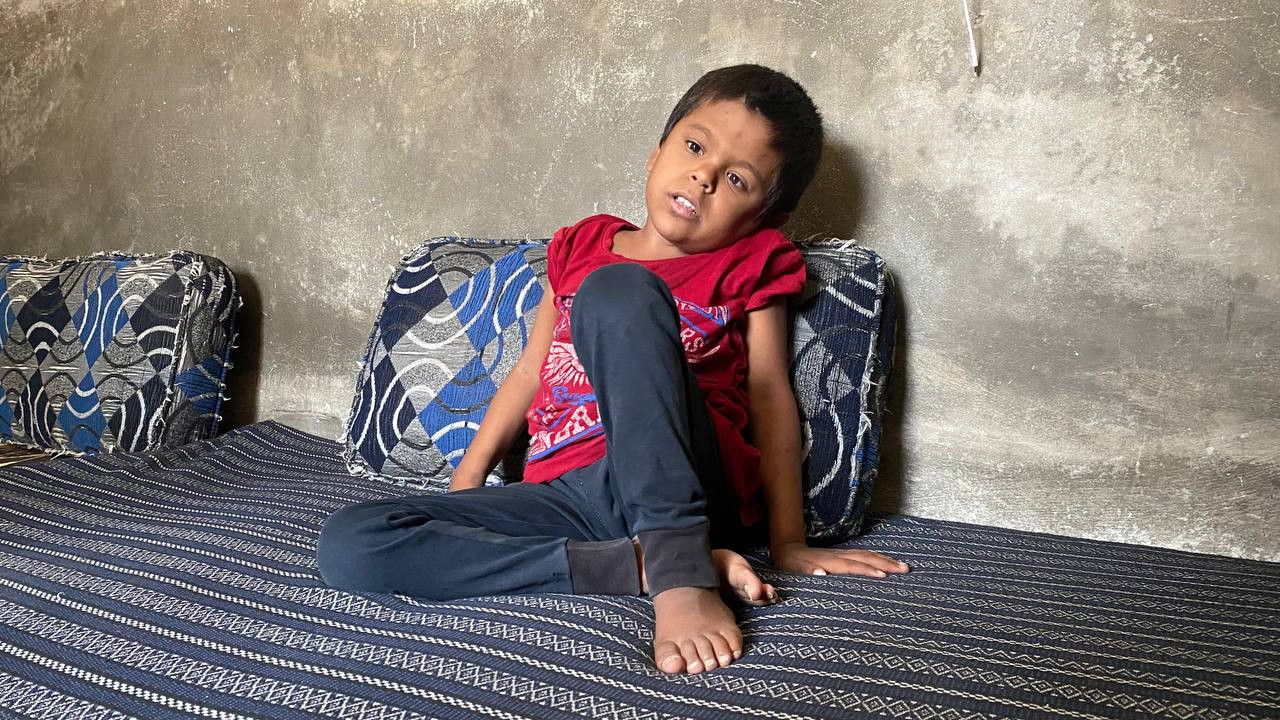 Ahmad is a child in need of a wheelchair.