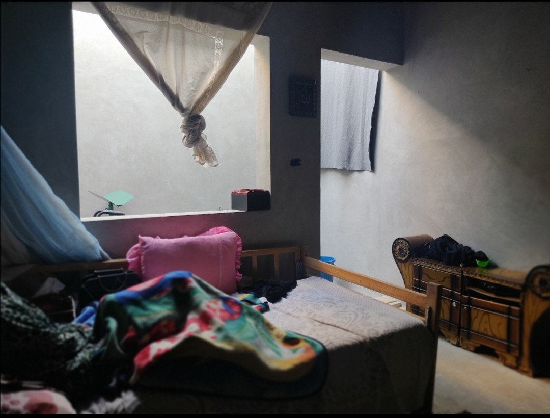 Jameela lives in unfinished house