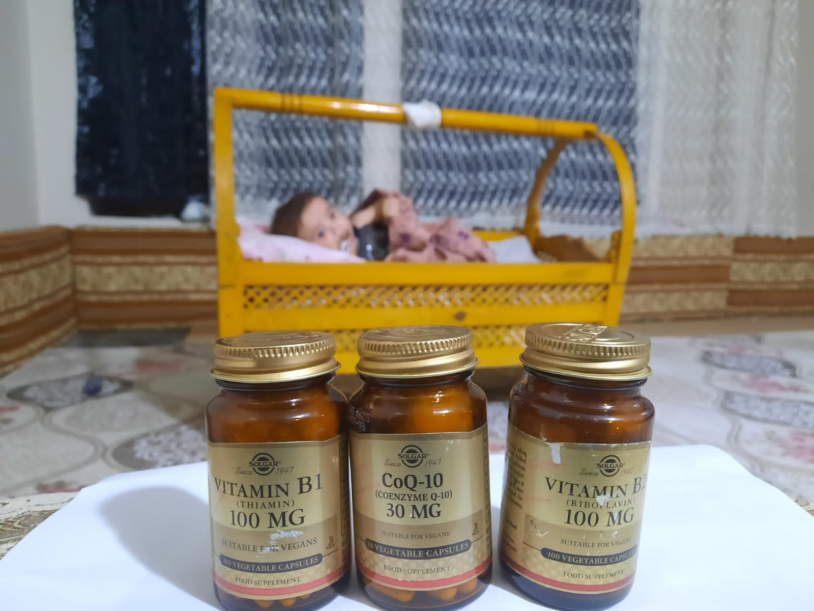 A little girl child needs permanent medications