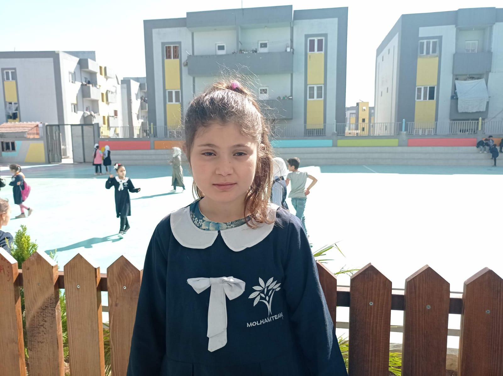 Noor, An orphaned child in need of a sponsorship.
