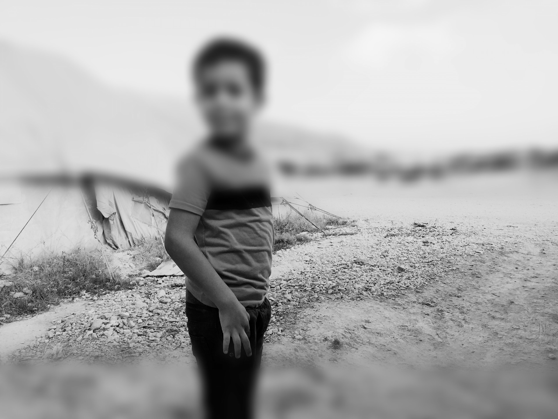 A child suffers from vision aberrations