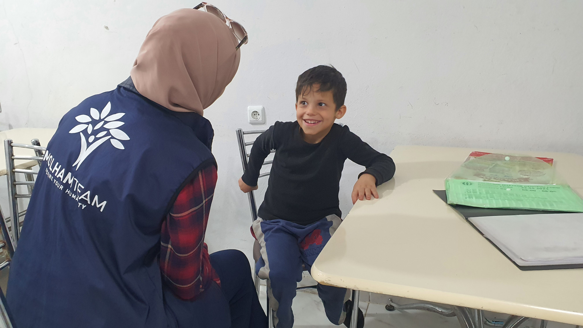 The kid suffers from congenital heart defect