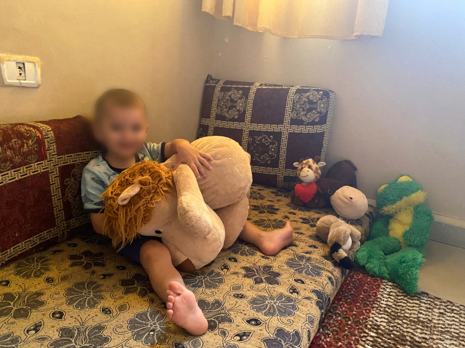 The poor child and his family are going through hard times.