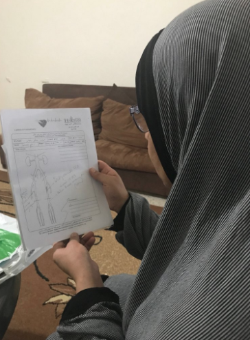 A patient woman needs a cardiac catheter and treatment costs