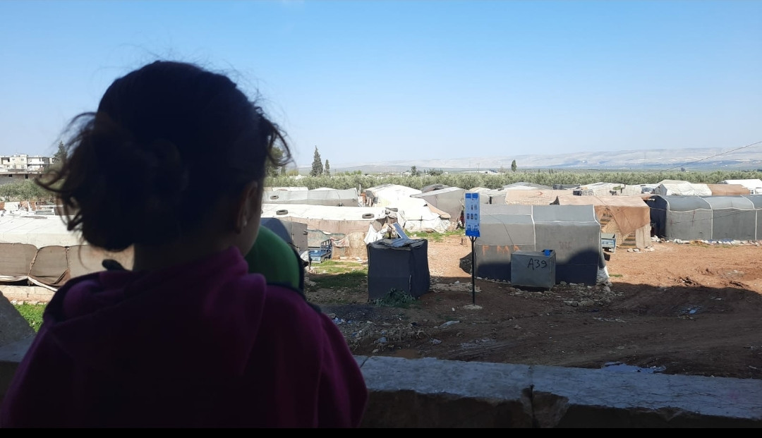 Iman is an orphan girl from Homs