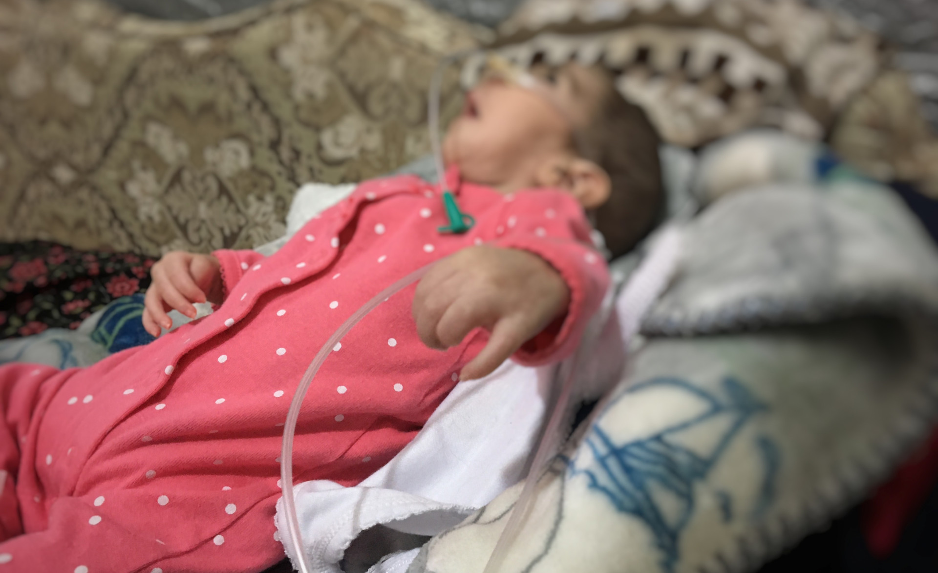 A newborn is in poor conditions