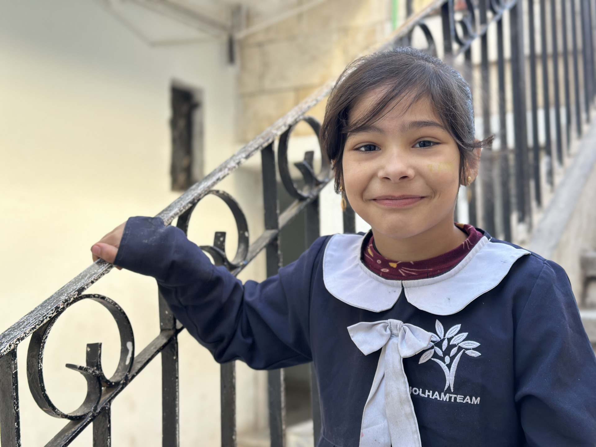 Aisha, a war orphan, dreams of becoming a doctor