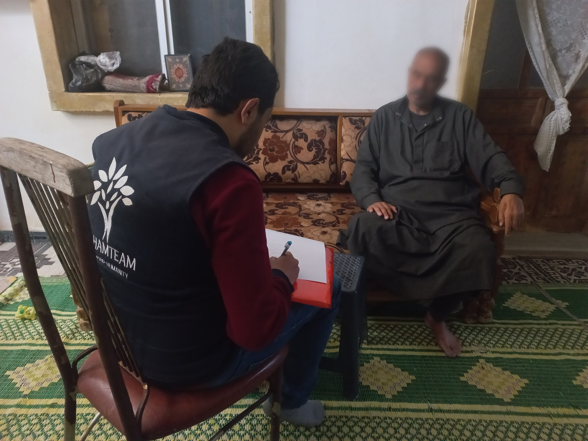 He gave up his source of income to afford therapy, and he is now unable to continue!