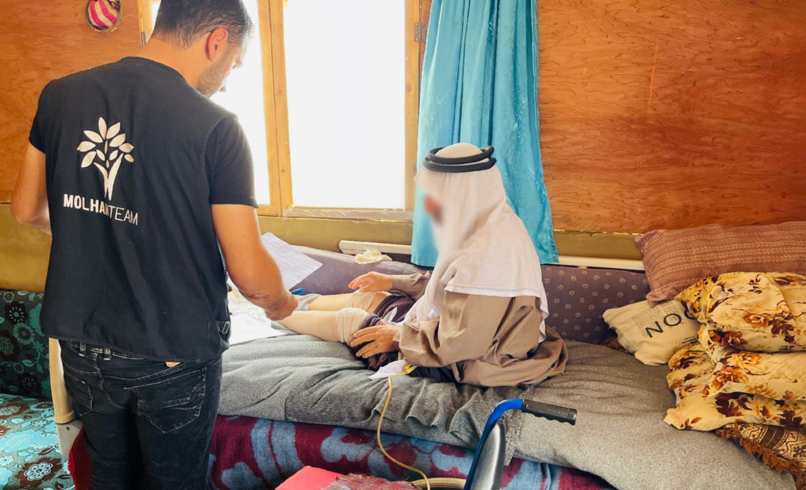Ahmed leidet an vielen gesundheitlichen Problemen und braucht Behandlung