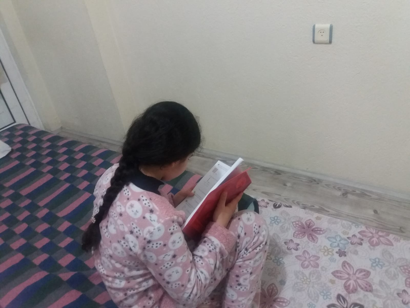 Sarah, an orphan from Aleppo.