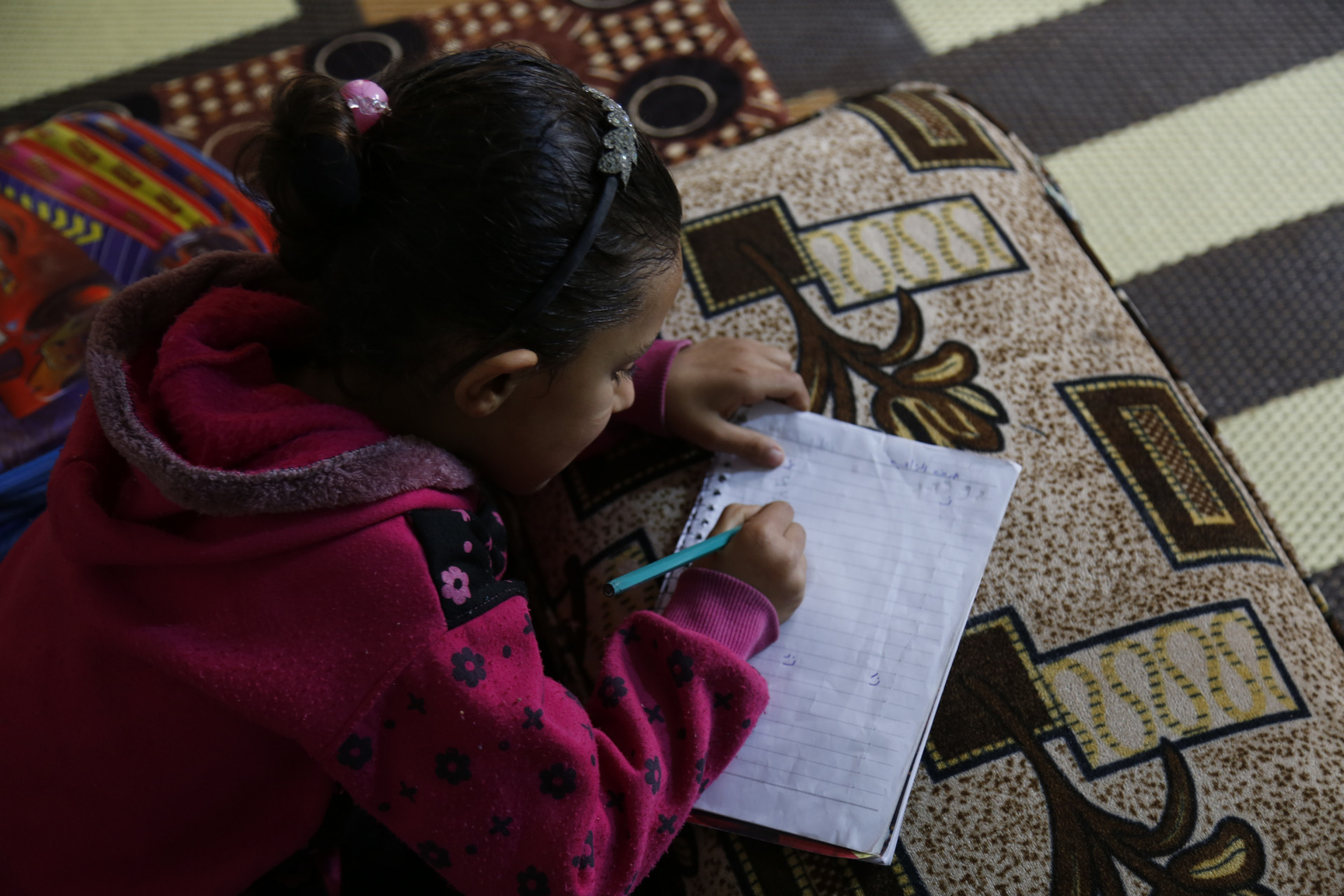 Warda is a girl from the Aleppo countryside