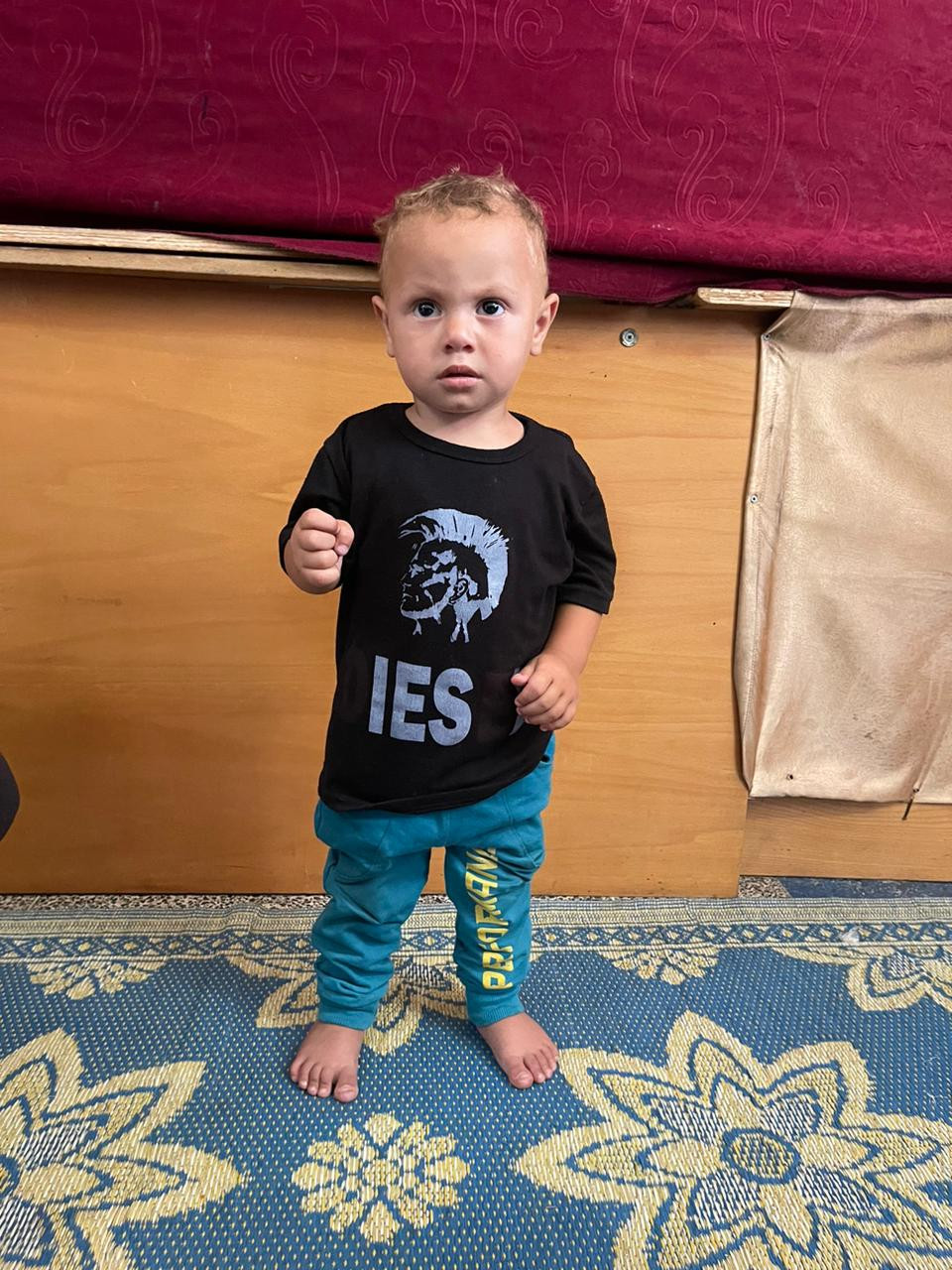 Adam is an orphan child from Gaza