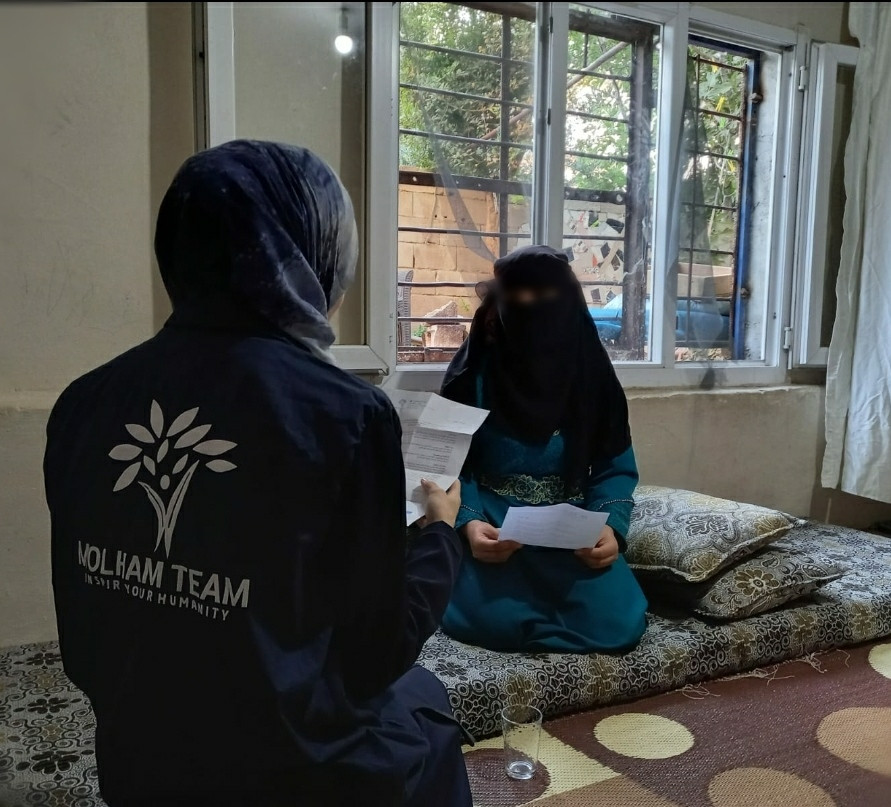 Rihab is in miserable condition without a breadwinner.