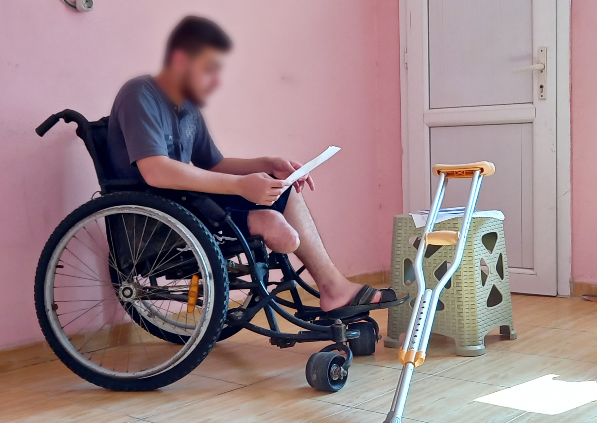 Mohammad lives alone and he needs finaicial support
