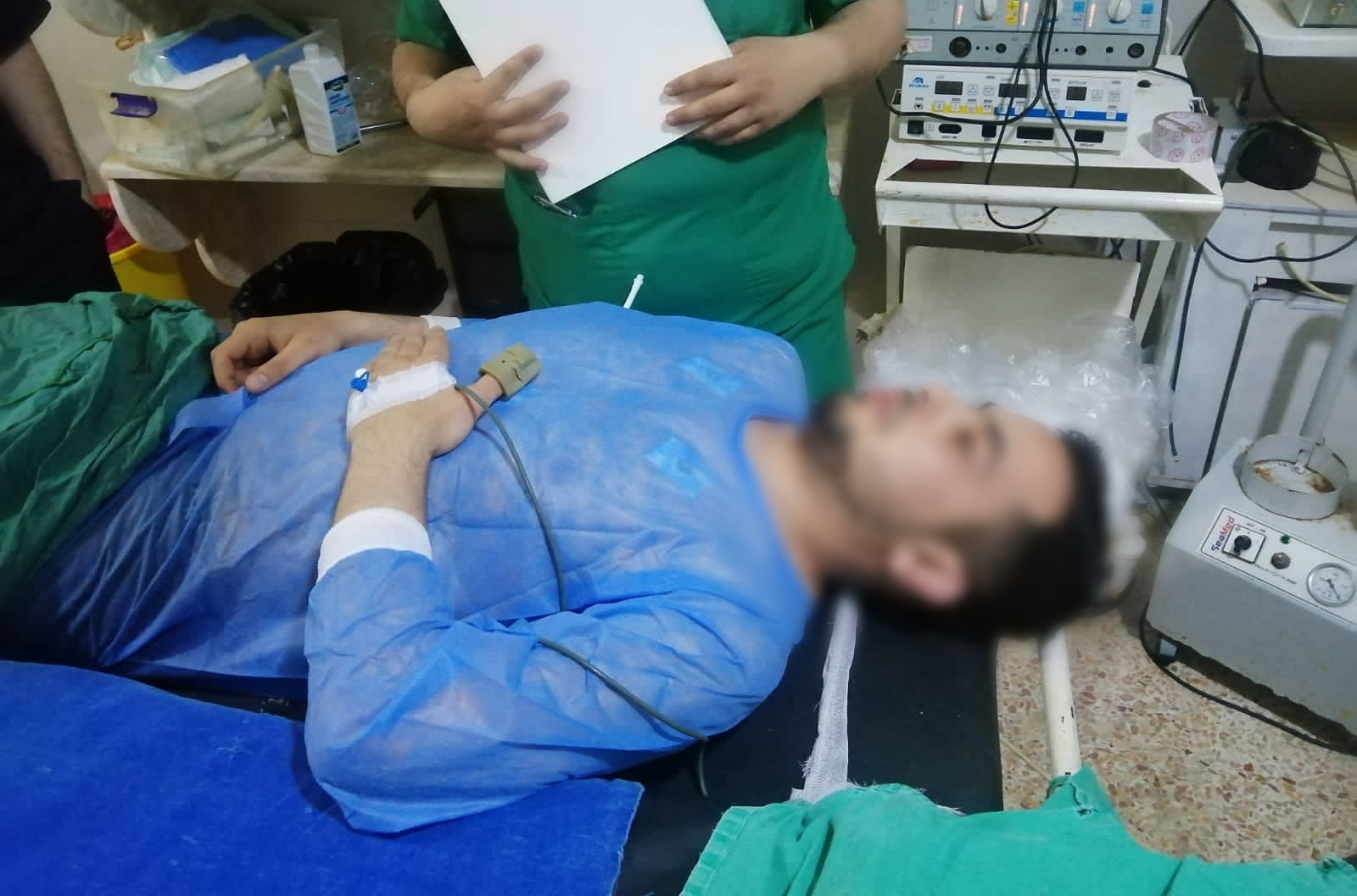 A university student is in need of vertebrae fixation