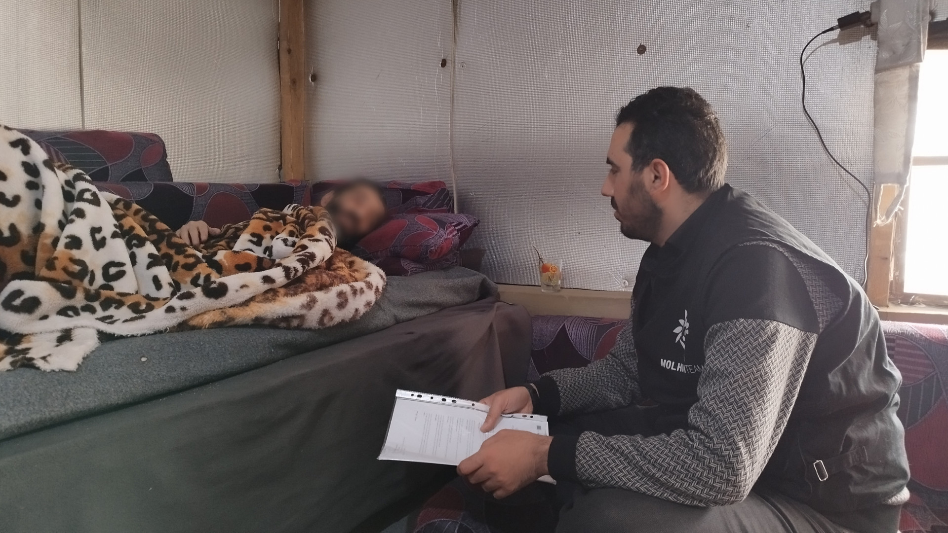 Mohammeds Lähmung ließ seine Familie ohne Ernährer zurück.