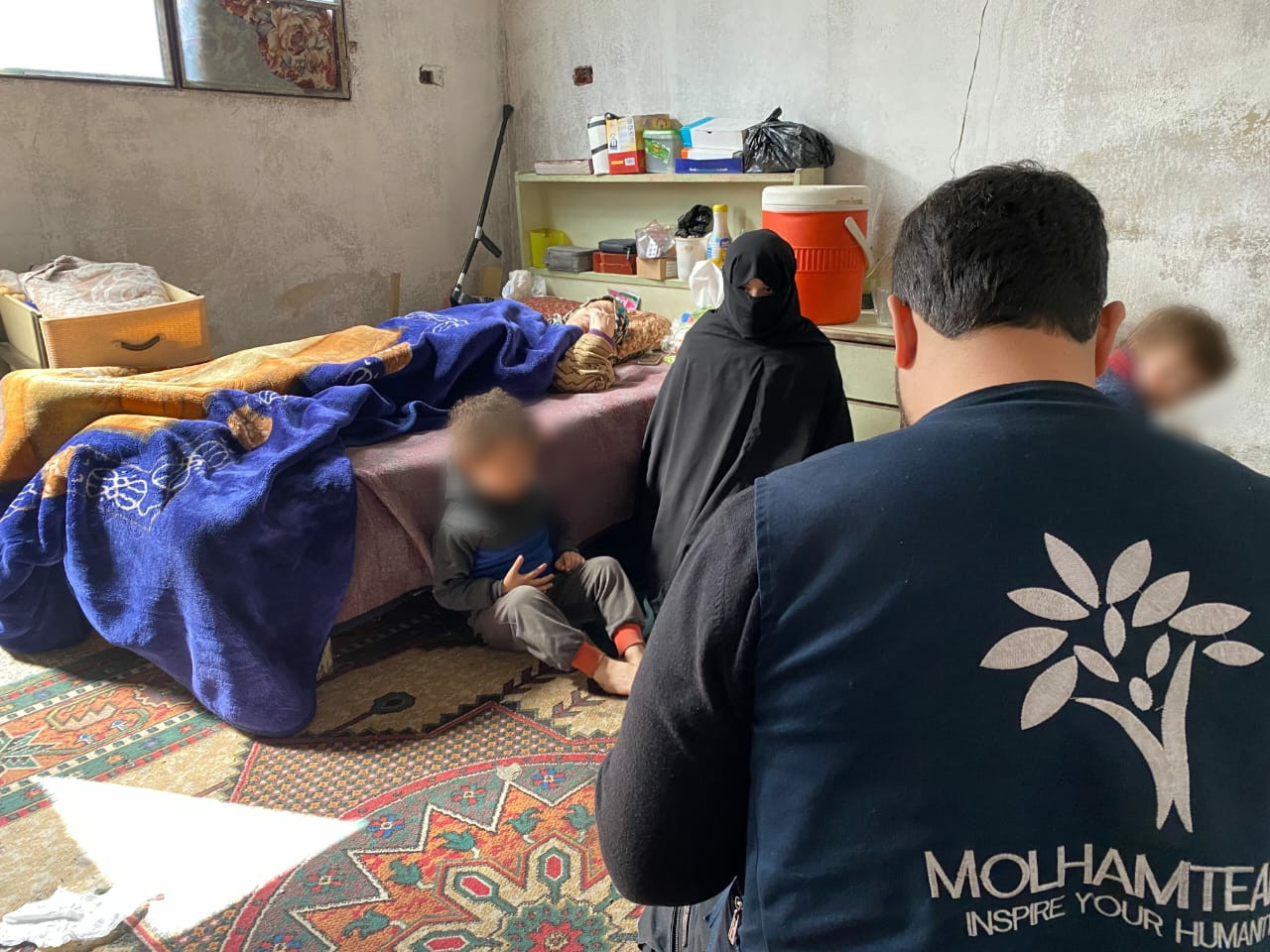 A displaced family needs your help