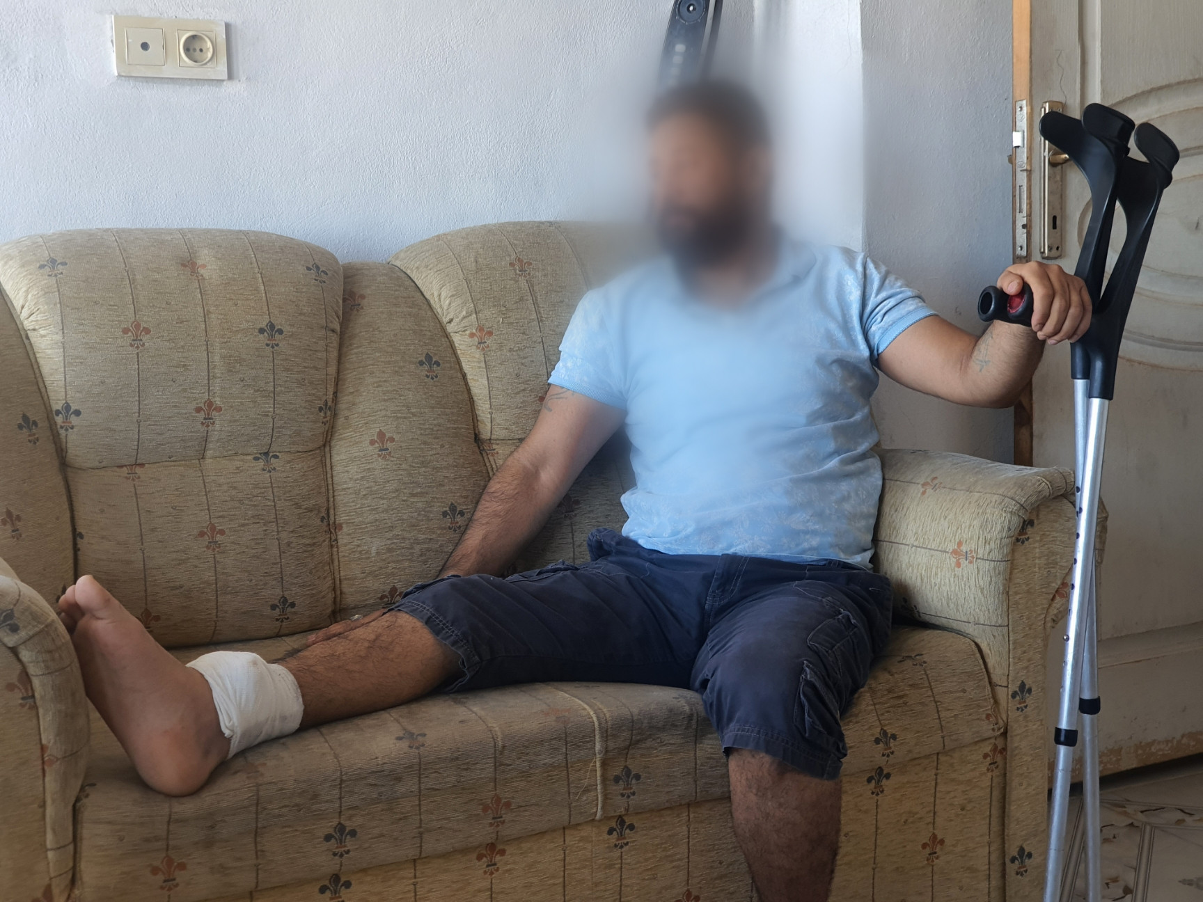 A stumble on his foot revealed a cancerous mass!