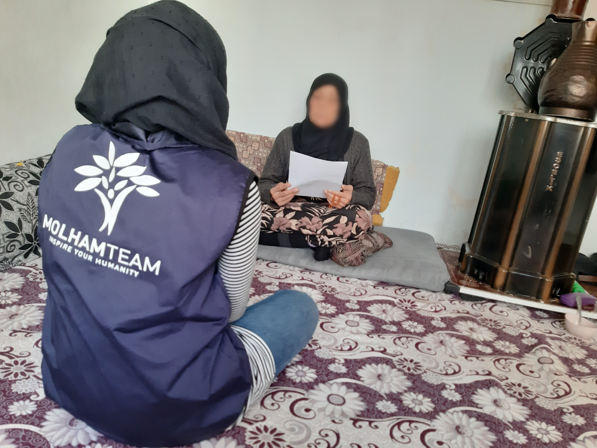Khadjia has cancer. Due to the severity of her pain, sh cries as she starts running out of pills