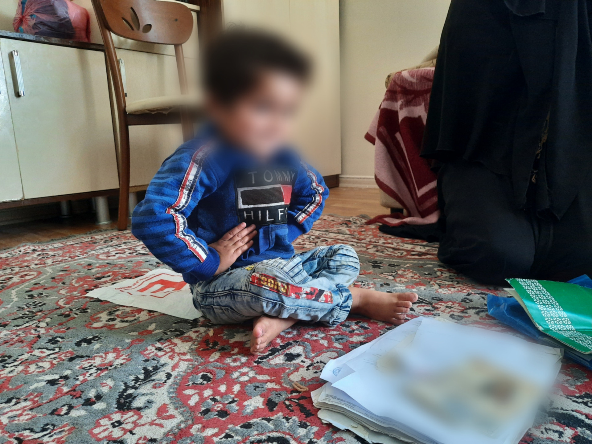 Child Obaidah is sick and needs your help to secure his needs