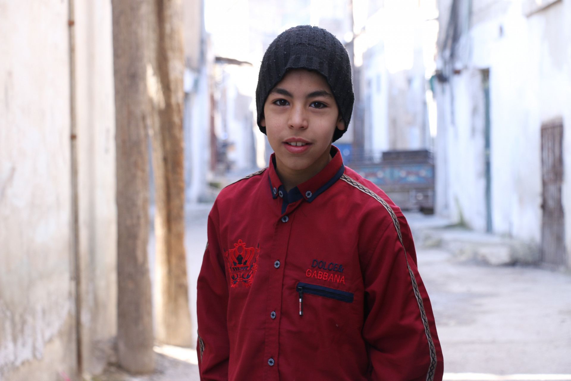 أحمد طفل يتيم الأبَ من مدينة حلب