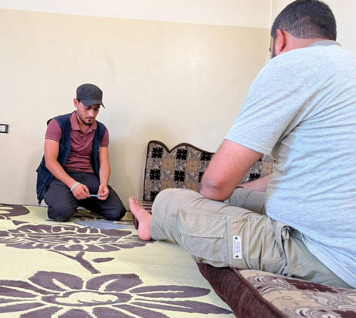 Injured man needs help for his family